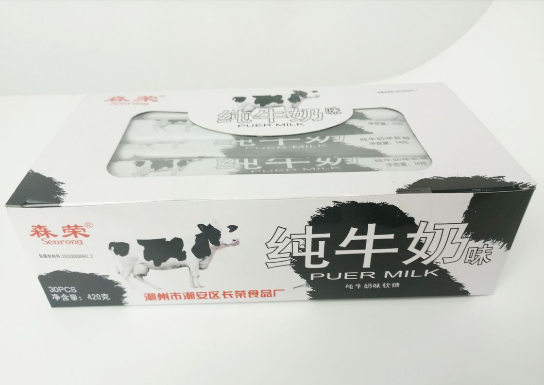 OEM Soft healthy Long Soft Milk Candy , Keep In Cool And Dry Place Kids milk candy